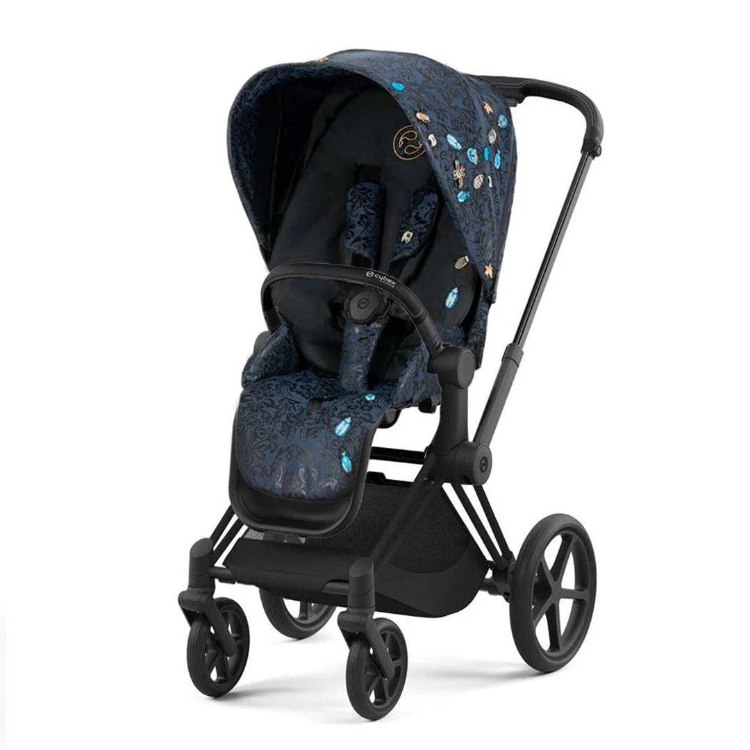 Cybex - Priam Chrome Black Frame with Seat Pack
